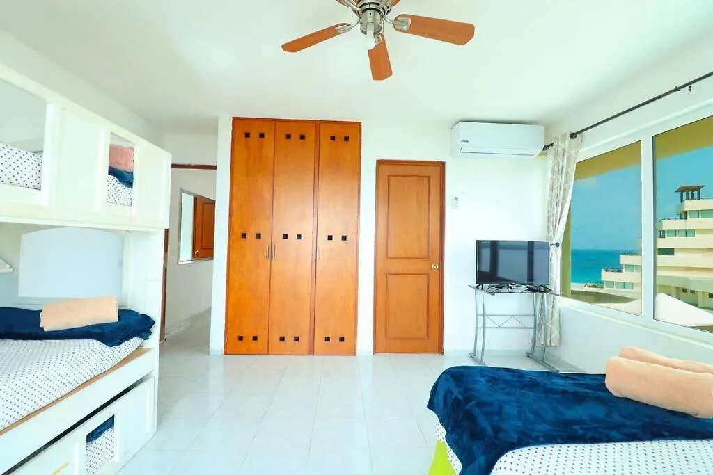 Penthouse On The Beach With Private Sea View Cancun Mexico