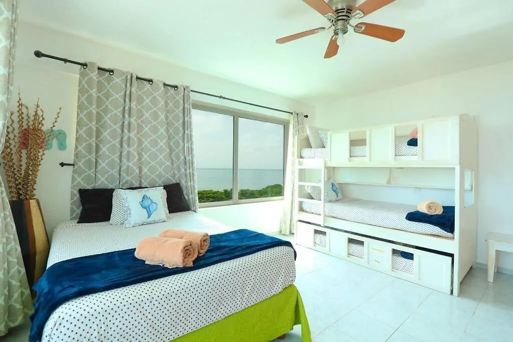 Penthouse On The Beach With Private Sea View Cancun Apartment